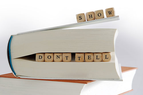 Show Don't Tell in Writing