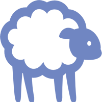 Book Shepherding icon (sheep)