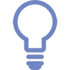 Publishing consulting icon (lightbulb)