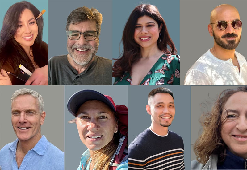 Collage of contributors to All-American Story